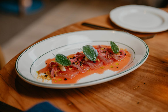 Crudo di Pesce at Settimo.