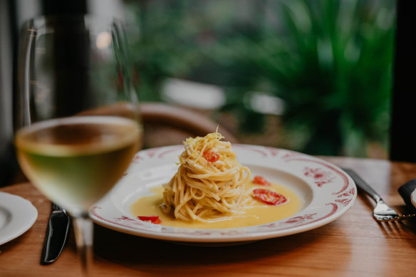 Settimo’s pasta al limone.