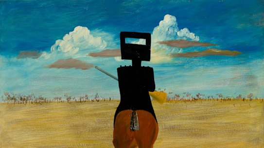 “Ned Kelly”, de Sidney Nolan, 1946.