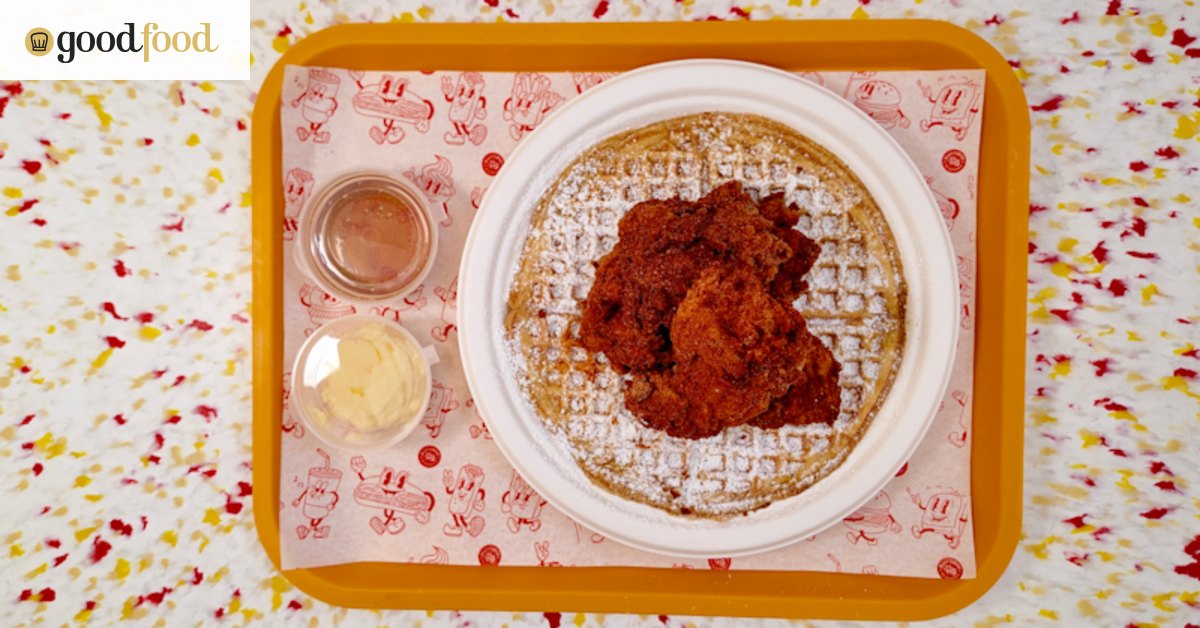 Love the pancakes at Happyfield? Try the waffles with fried chicken at its retro spin-off