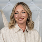 Designer Shona Joy Thatcher in her Rosebery showroom.