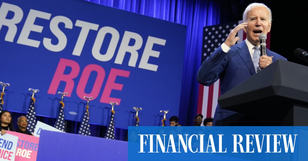 Joe Biden blames Donald Trump for ‘cruel’ abortion ruling in Arizona