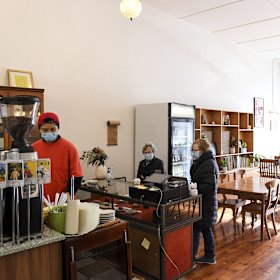 Udom is a vibrant Thai cafe in Victoria Street, West Melbourne.