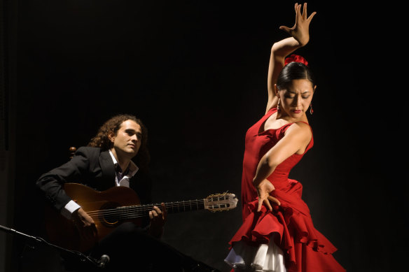 Bar Lourinha in Melbourne books flamenco dancers and other entertainment once a month.