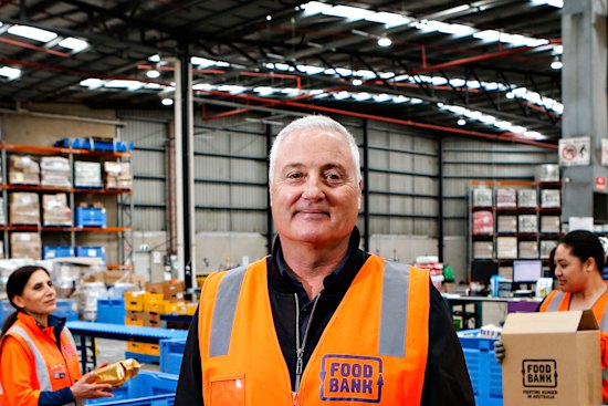 Foodbank Victoria CEO Dave McNamara
