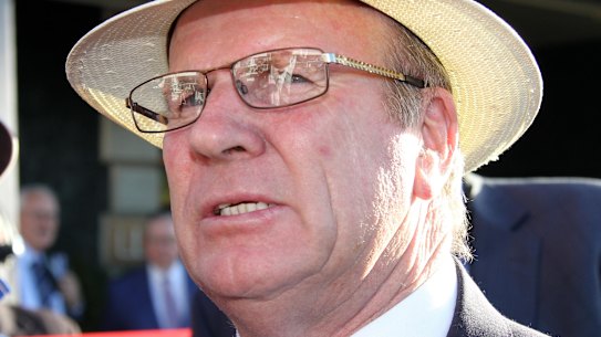 Disqualified trainer Robert Smerdon.