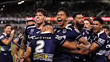 Brisbane spoiled the party in Josh Papalii’s farewell game, while the race for the minor premiership was thrown into chaos after a Wests Tigers upset. The Mole names his Team of the Week for round 25. 
