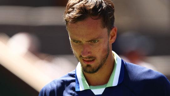 Daniil Medvedev will be blocked from Wimbledon over Russia’s invasion of Ukraine.