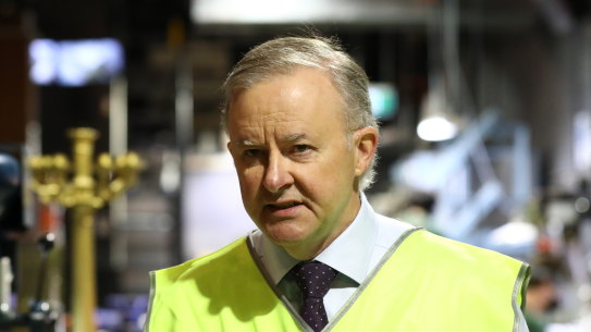 Labor leader Anthony Albanese has set a target of 43 per cent emissions cut by 2030.