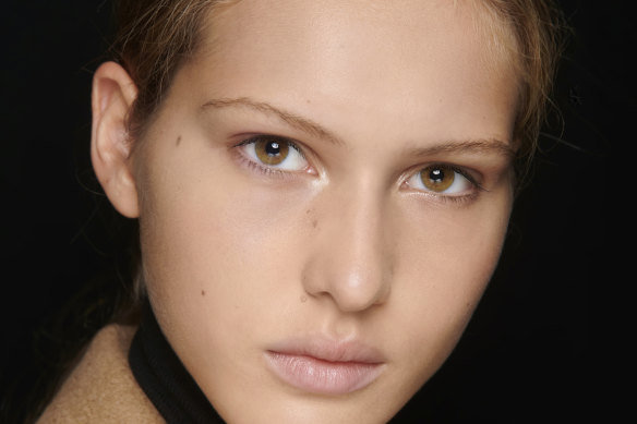 Lighten up! Bleached and skinnier brows are back.