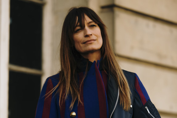 Parisian model and music producer Caroline De Maigret has perfected the French-girl fringe