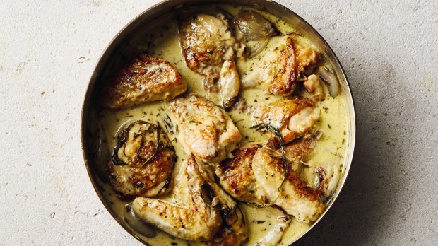 This creamy tarragon chicken from Julia Busuttil Nishimura is a go-to retro classic