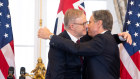 US Secretary of State Antony Blinken  and Prime Minister Anthony Albanese embrace. But will the love always be there?  