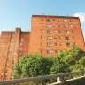The Greenway building in Milsons Point, with view and resident Galina Doroshina.