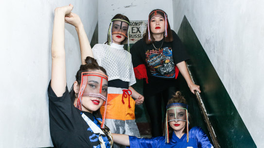 Haiku Hands (l-r): Mataya Young, Beatrice Lewis, Claire and Mie Nakazawa.