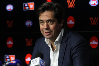 “People hate the digital ticket”: AFL chief executive Gillon McLachlan.