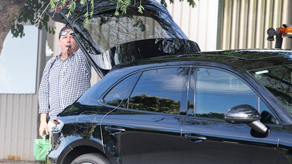 Kristofer Ridgway in the town of Alstonville in northern NSW this week.