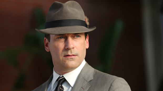 Jon Hamm as Don Draper in the TV series Mad Men.