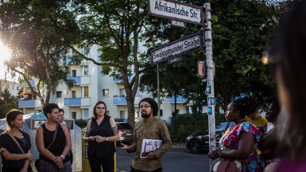 Joshua Kwesi Aikins gives a tour through Berlin's African quarter, where street names are linked to Germany’s colonial past in Africa.