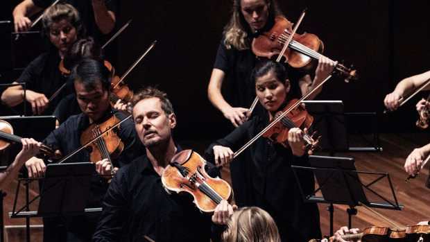 Scenes from 'Tognetti's Beethoven', performed by the Australian Chamber Orchestra in Canberra on November 10.