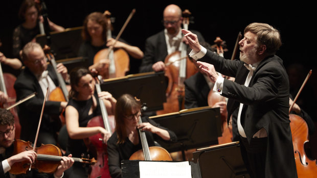 Sir Andrew Davis conducting the MSO.   