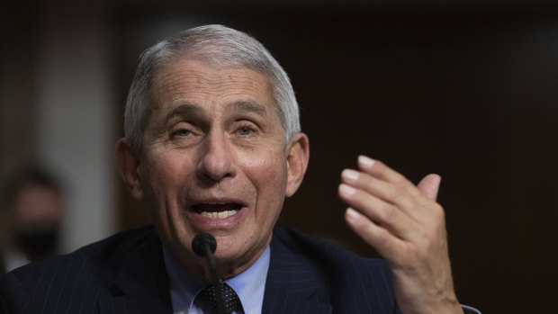 Dr Anthony Fauci, a member of the White House coronavirus taskforce.