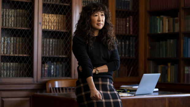 Sandra Oh is the head of the English Department at a minor Ivy League college in The Chair.