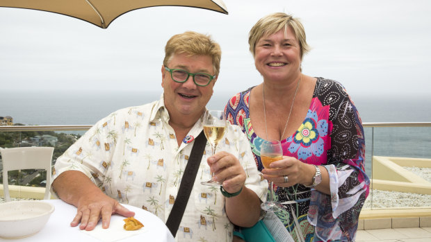 Jonathan and Margot Coleman pictured in 2017.