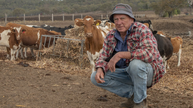 An El Nino can point to a dry spell for eastern Australia - which would be bad news for dairy farmers such as Brendan Hayden, from Pilton, Queensland, who are already being forced to provide fodder for their herds. 