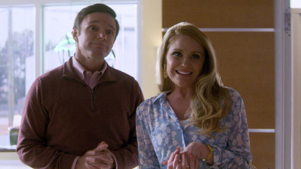 Mackenzie Astin and Virginia Williams as the Wesleys’ evangelical parents.