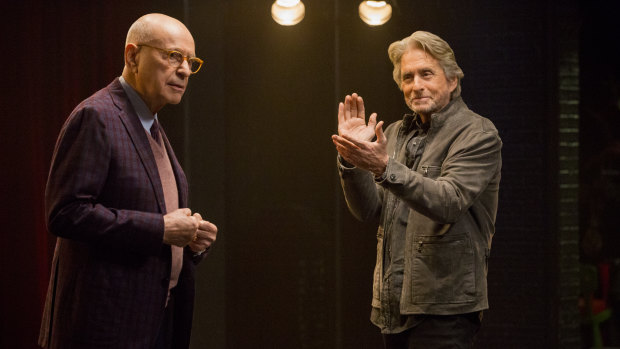 Alan Arkin and Michael Douglas play best friends in the show. 