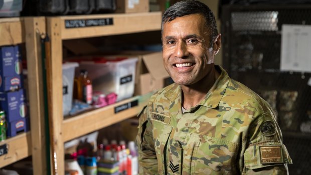 Sergeant Rounds is a logistics officer at an ADF base in Iraq.