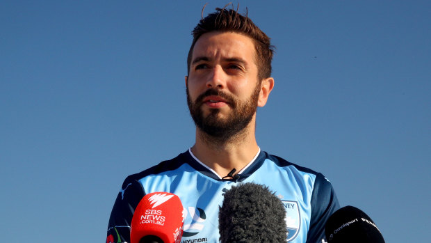 Fighting talk: Michael Zullo reckons Sydney FC have the physical edge over the Melbourne Victiory.