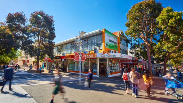 Shops are on offer in Main Street, Box Hill.