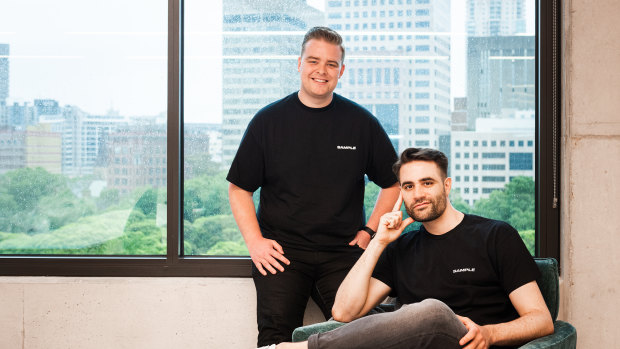 Co-founders Elliott Gibb and Jascha Zittel created Sample, a professional networking app designed to be the LinkedIn of ‘grey-collar’ professions.