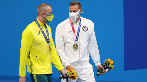 Kyle Chalmers and Caeleb Dressel could go head-to-head once again in the mixed 4x100m medley relay. 