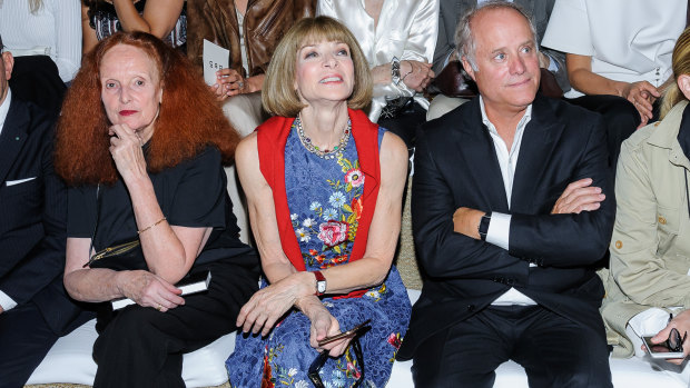 Vogue's power duo, Grace Coddington and Anna Wintour. 