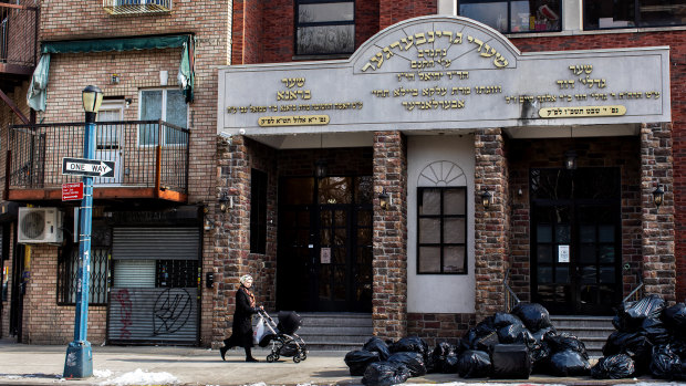 The Yeshiva Kehilath Yakov School, where a measles outbreak caused by an unvaccinated child infected more than 20 people, in Brooklyn, New York.