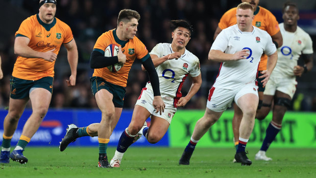 James O’Connor kicked all of Australia’s points against England earlier this month, but the Wallabies failed to score a try. 