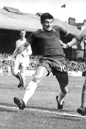 Terry Venables during his playing days at Chelsea.