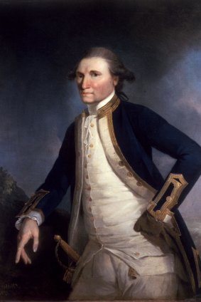 Painting of Captain James Cook by John Webber.