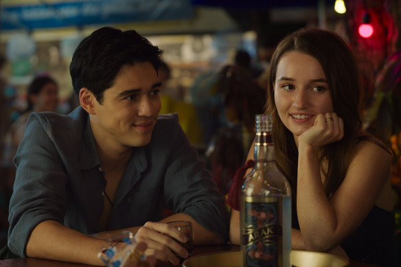 Maxime Bouttier and Kaitlyn Dever, who plays Clooney and Roberts’ daughter. 