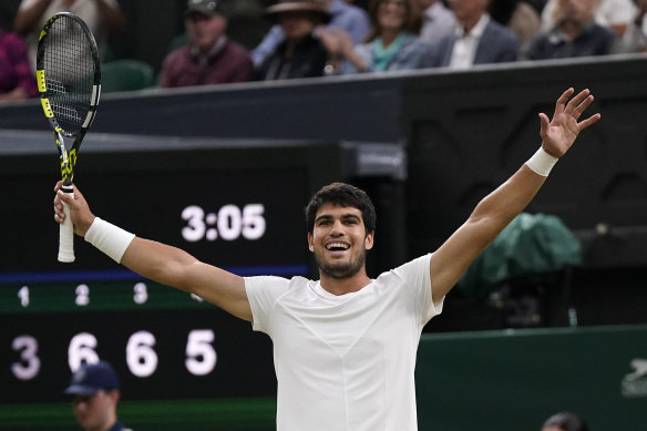 World No.1 Carlos Alcaraz came through a tough test against Matteo Berrettini with flying colours.