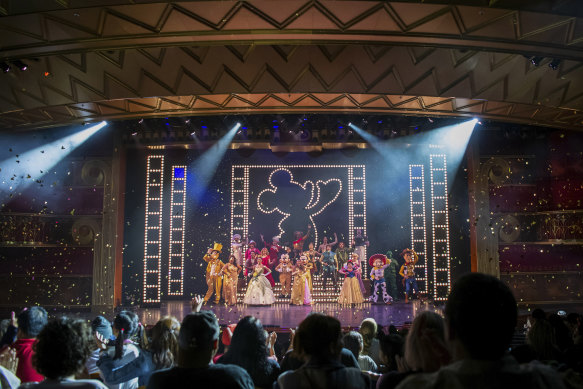 Disney’s musical heritage on show on the Disney Wonder. 
