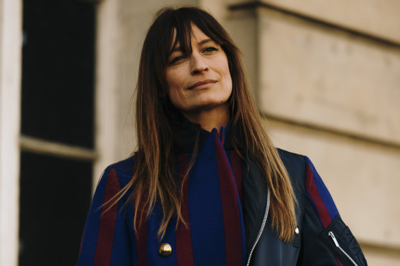 Parisian model and music producer Caroline De Maigret has perfected the French-girl fringe