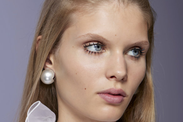 At the recent Givenchy spring/summer shows in Paris, make-up director Lucia Pieroni channelled Y2K beauty trends with models sporting chunky top and bottom lashes.