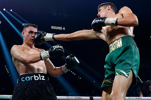Tim Tszyu copped a lot of punishment.
