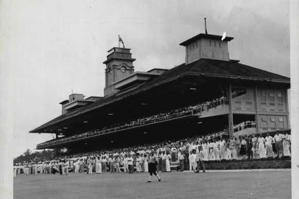 In 1950, the Singapore Turf Club’s course was in Bukit Timah.