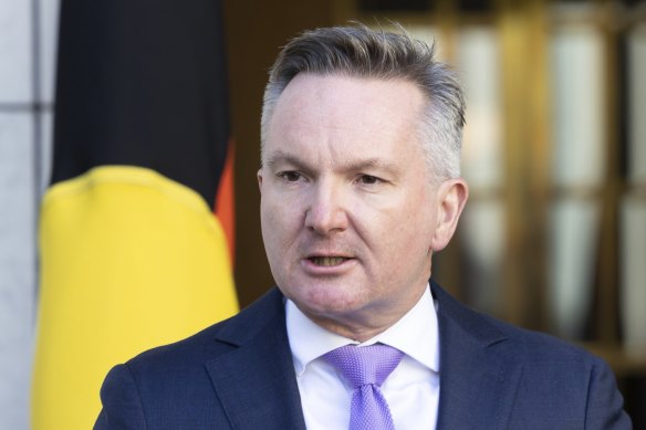 Minister for Climate Change and Energy Chris Bowen.