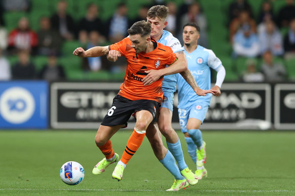 Jay O’Shea of Brisbane Roar has been through several coaches during his time at the club.